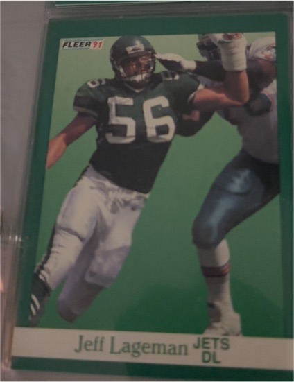 1991 Fleer #151 Jeff Lageman — front