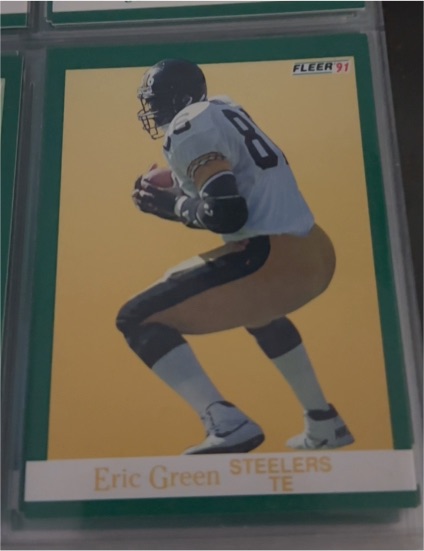 1991 Fleer #159 Eric Green — front