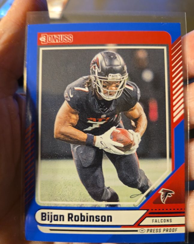 2024 Donruss #162 Bijan Robinson — front