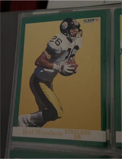 1991 Fleer #168 Rod Woodson — front