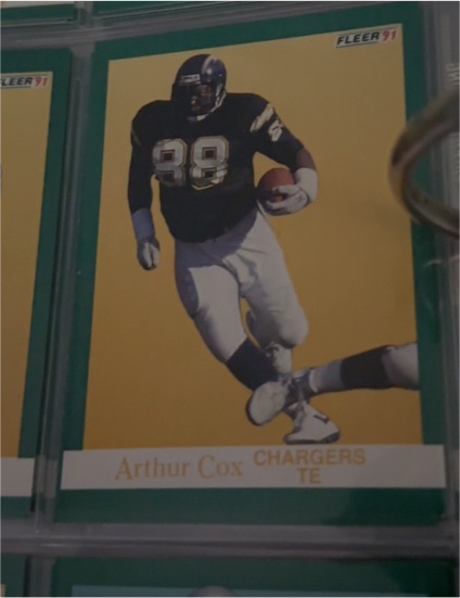 1991 Fleer #174 Arthur Cox — front
