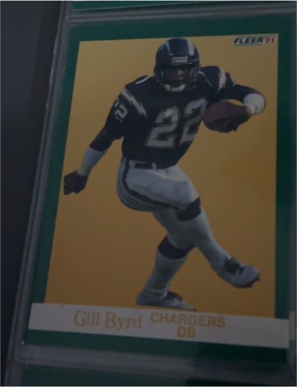 1991 Fleer #172 Gill Byrd — front