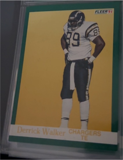 1991 Fleer #181 Derrick Walker — front