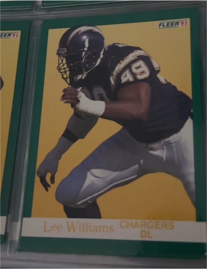 1991 Fleer #182 Lee Williams — front