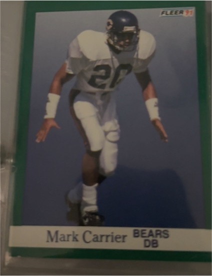 1991 Fleer #216 Mark Carrier — front