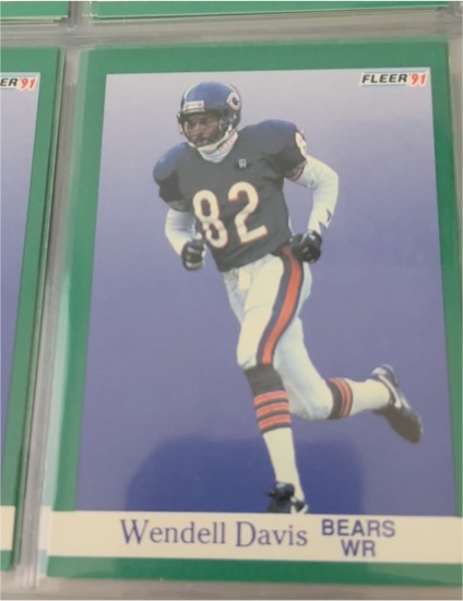 1991 Fleer #217 Wendell Davis — front