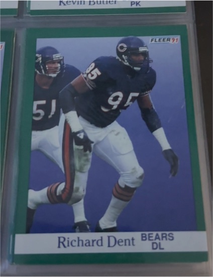 1991 Fleer #218 Richard Dent — front