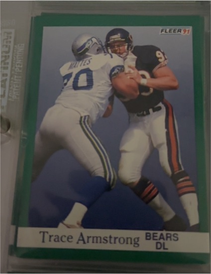 1991 Fleer #213 Trace Armstrong — front