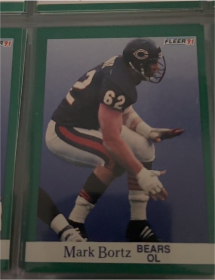 1991 Fleer #214 Mark Bortz — front