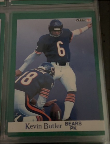 1991 Fleer #215 Kevin Butler — front