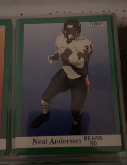1991 Fleer #35 Neal Anderson — front