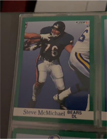 1991 Fleer #222 Steve McMichael — front