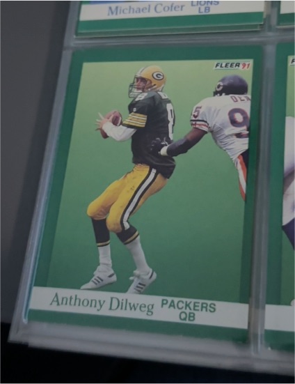 1991 Fleer #119 Anthony Dilweg — front