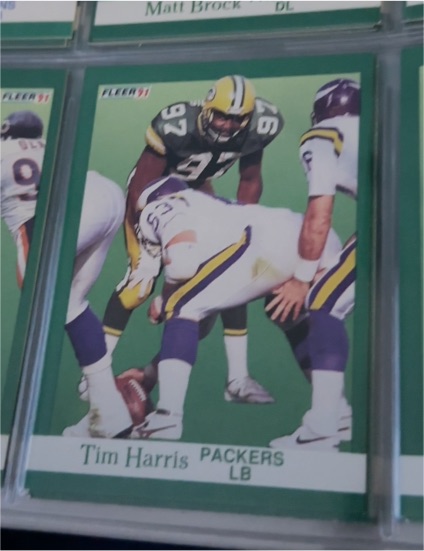 1991 Fleer #253 Tim Harris — front