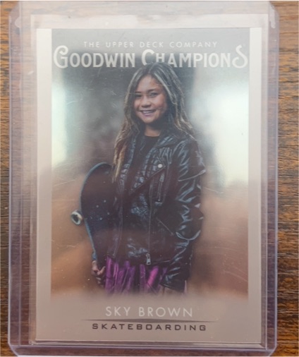 2021 Upper Deck Goodwin Champions #41 Sky Brown — front