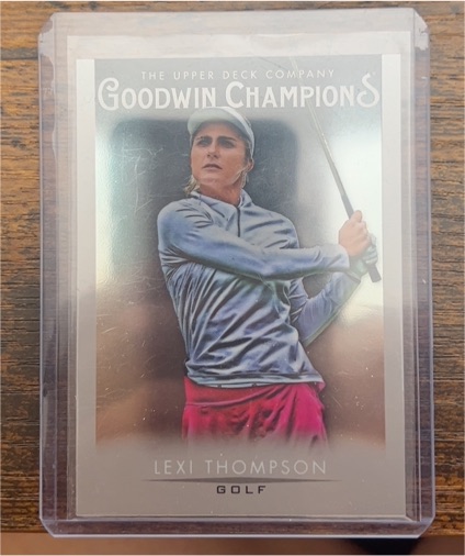 2021 Upper Deck Goodwin Champions #37 Lexi Thompson — front