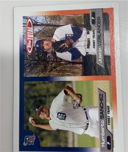 2005 Topps Total #762 Justin Verlander — front