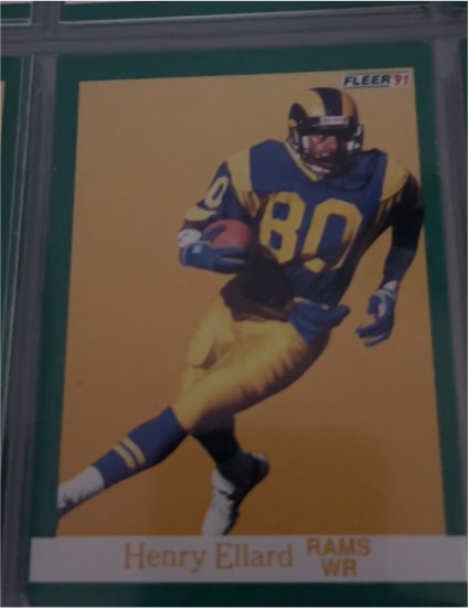 1991 Fleer #266 Henry Ellard — front