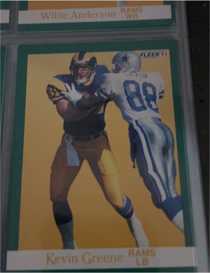 1991 Fleer #269 Kevin Greene — front