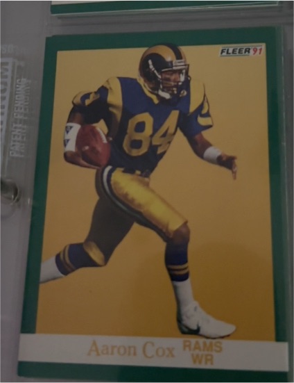 1991 Fleer #265 Aaron Cox — front