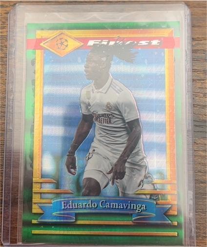 2022-23 Topps Finest Flashbacks #46 Eduardo Camavinga — front