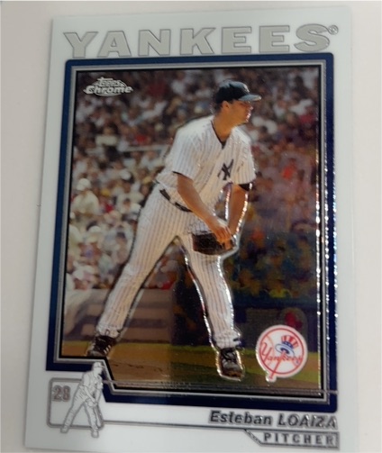 2004 Topps Chrome #28 Esteban Loaiza — front