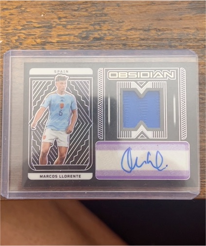 2022-23 Panini Obsidian #JA-MCL Marcos Llorente — front