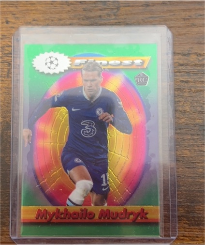 2022-23 Topps Finest Flashbacks UEFA #15 Mykhailo Mudryk — front