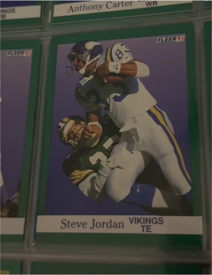 1991 Fleer #284 Steve Jordan — front