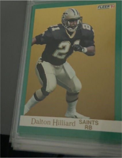 1991 Fleer #295 Dalton Hilliard — front
