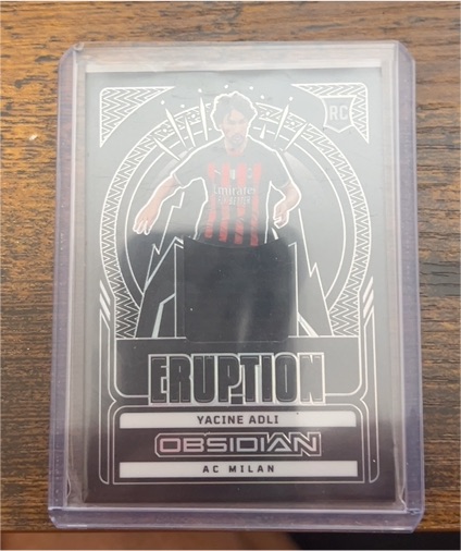 2022-23 Panini Obsidian Eruption #ER-YA Yacine Adli — front