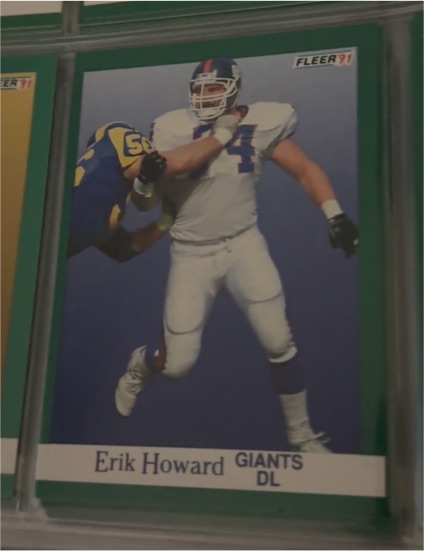 1991 Fleer #313 Erik Howard — front