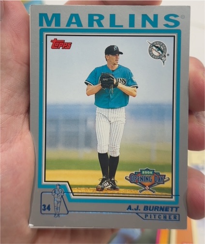 2004 Topps Opening Day #104 A.J. Burnett — front