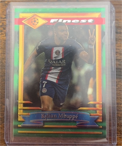 2022-23 Topps Finest Flashbacks #50 Kylian Mbappé — front