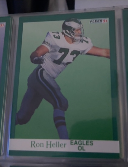 1991 Fleer #328 Ron Heller — front