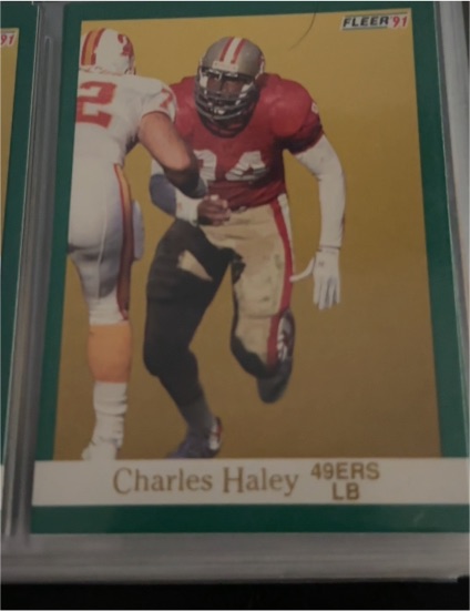 1991 Fleer #356 Charles Haley — front
