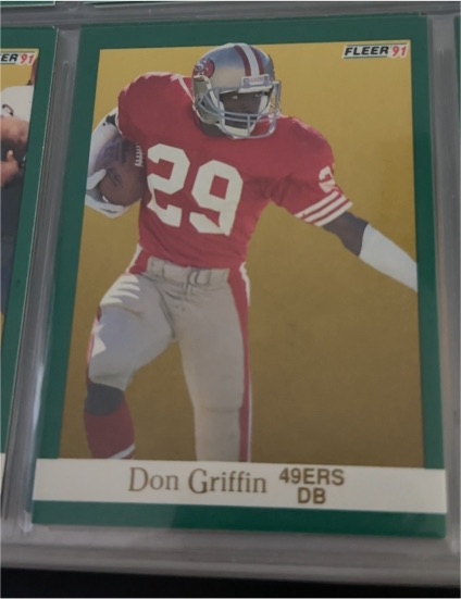 1991 Fleer #29 Don Griffin — front