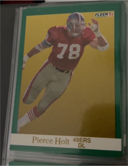 1991 Fleer #357 Pierce Holt — front