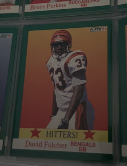 1991 Fleer #399 David Fulcher — front