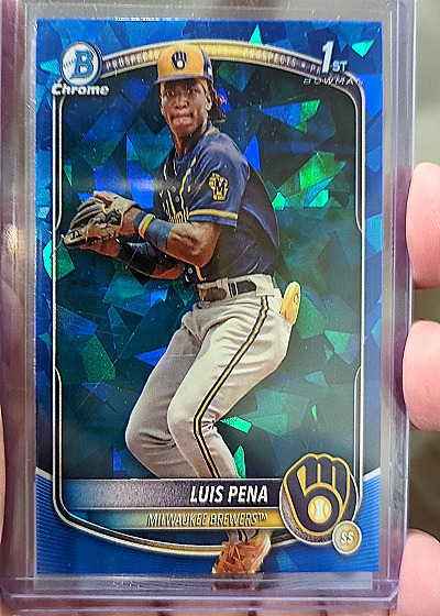 2025 Bowman Chrome Prospects #BCP-38 Luis Pena — front
