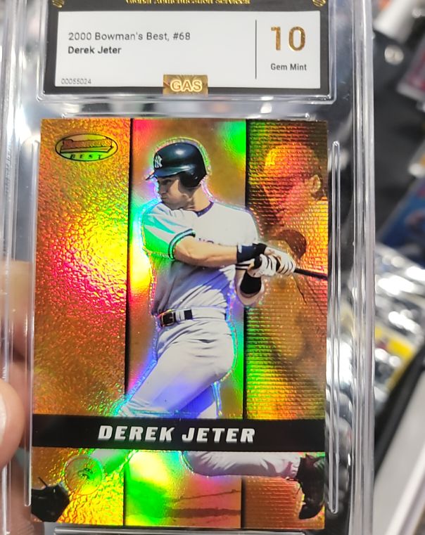 2000 Bowman's Best #68 Derek Jeter — front
