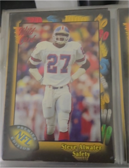 1991 Wild Card Premier Edition #6 Steve Atwater — front