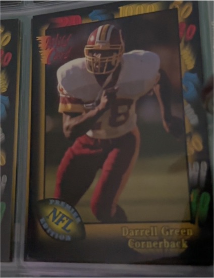 1991 Wild Card #60 Darrell Green — front