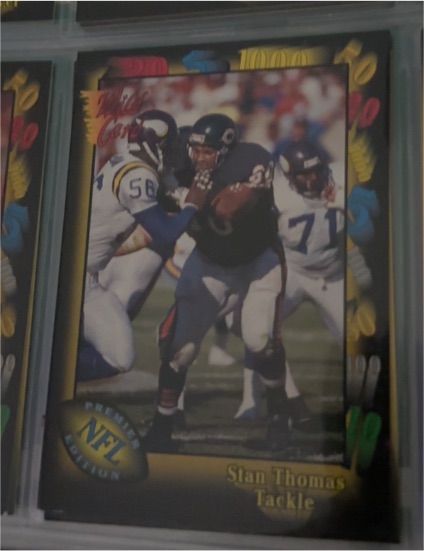 1991 Wild Card Premier Edition Stan Thomas — front