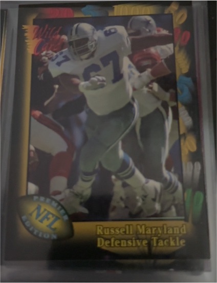 1991 Wild Card #113 Russell Maryland — front