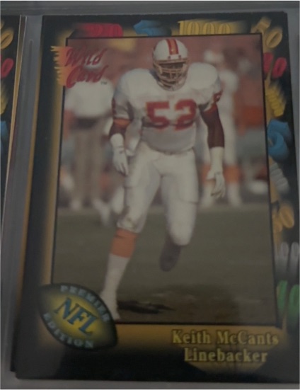 1991 Wild Card #96 Keith McCants — front