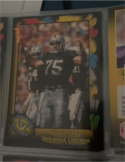 1991 Wild Card #107 Howie Long — front