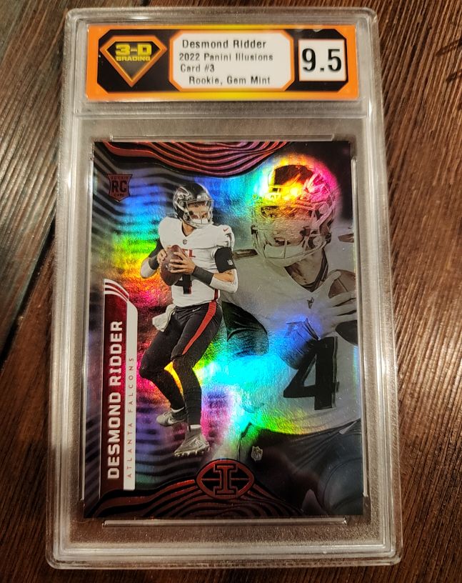 2022 Panini Illusions #3 Desmond Ridder — front