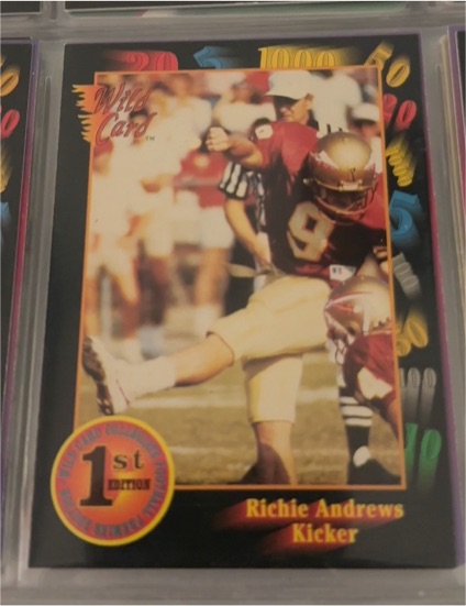 1991 Wild Card #23 Richie Andrews — front