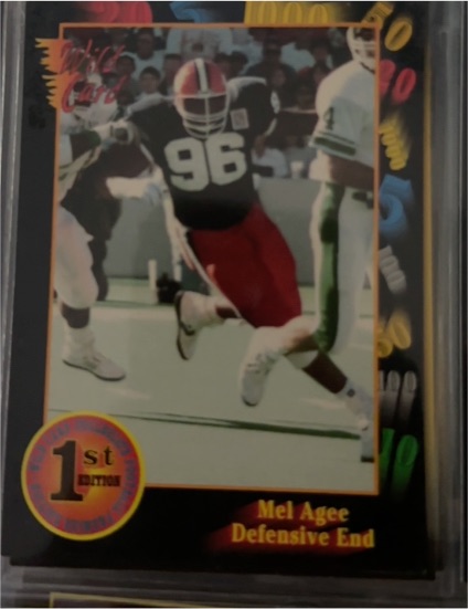 1991 Wild Card Draft #29 Mel Agee — front
